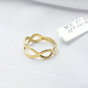 انگشتر طلا مدل بی نهایت کد 1643