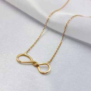 گردنبند طلا مدل بینهایت کد 1778