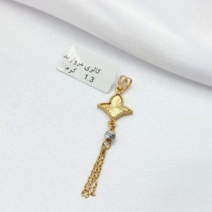 آویز طلا مدل مینیمال کد 1274