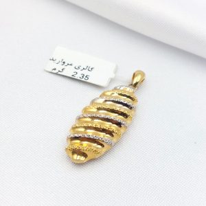 آویز طلا مدل فیوژن کد 1711