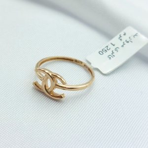 انگشتر طلا مدل مینیمال کد 3519