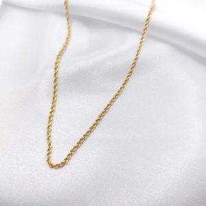 زنجیر طلا مدل طنابی کد 2540
