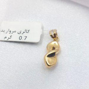 آویز طلا مدل مینیمال کد 3217
