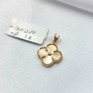 آویز طلا مدل ونکلیف کد 3407