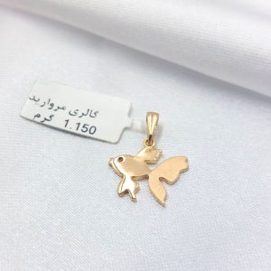 آویز طلا مدل ماهی کد 3274