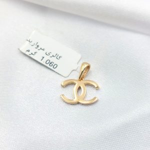 آویز طلا مدل شنل کد 3268