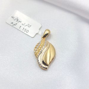 آویز طلا مدل فیوژن کد 3509