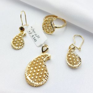 نیم ست طلا مدل فیوژن کد 3873