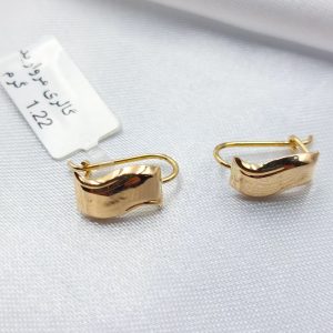 گوشواره طلا مدل مینیمال کد 4513