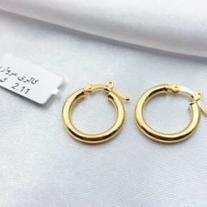 گوشواره طلا مدل حلقه ایی کد 4825
