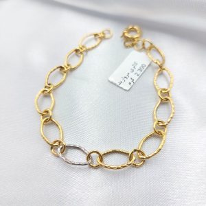 دستبند طلا مدل زنجیری کد 5030