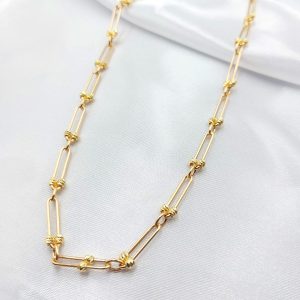 گردنبند طلا مدل تیفانی کد 5085