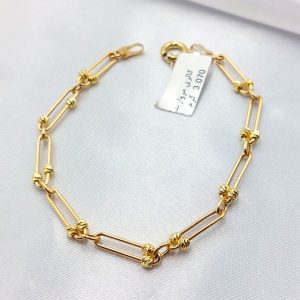 دستبند طلا مدل تیفانی کد 5101