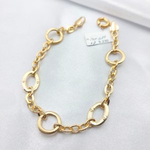 دستبند طلا مدل لوکس کد 5225
